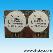 150W 300-500MHz 40dB 1,2 VSWR Dual-Drop-in-Isolator